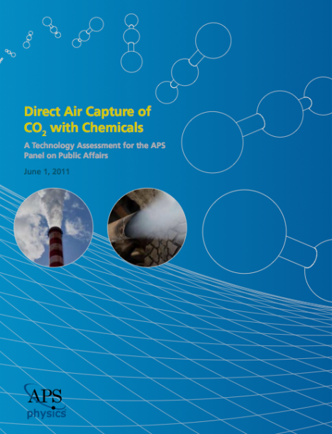 Graphic – cover of the APS report, with link